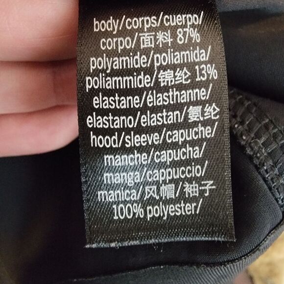 Victoria's Secret Sport black mesh sleeve jacket small - Picture 7 of 7